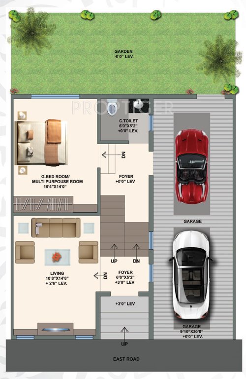 Saiven Marble Arch (4BHK+4T (2,220 sq ft) 2220 sq ft)