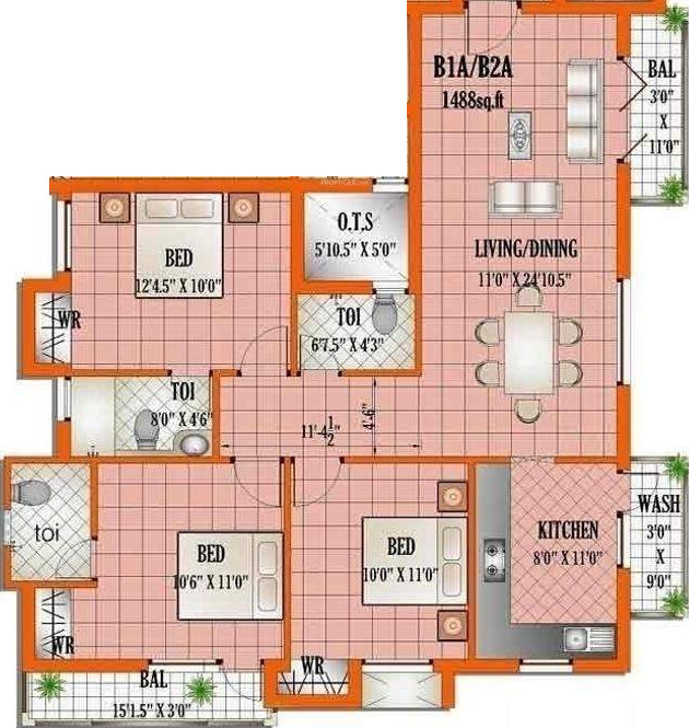 Floor Plan narmada residency Floor Plan Floor Plan