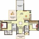 Rama Rich Woods (2BHK+2T (968 sq ft) 968 sq ft)