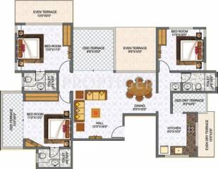 Rama Rich Woods (3BHK+3T (1,473 sq ft) 1473 sq ft) Rama Rich Woods (3BHK+3T (1,473 sq ft) 1473 sq ft)