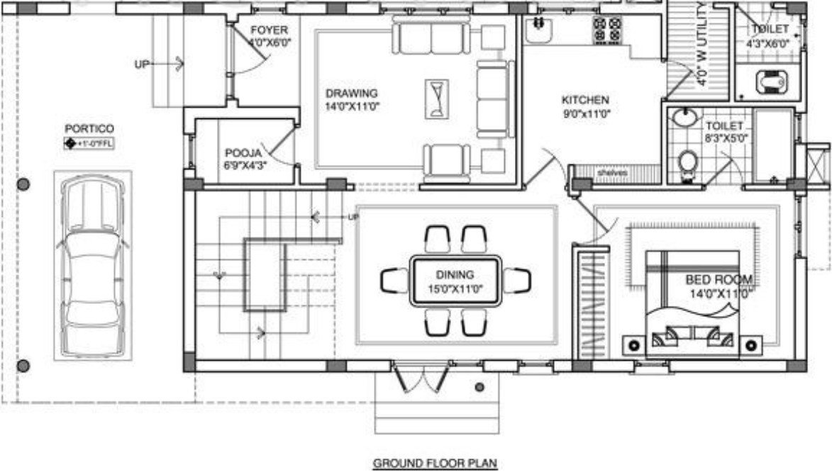  cyber county Floor Plan Ground Floor Plan