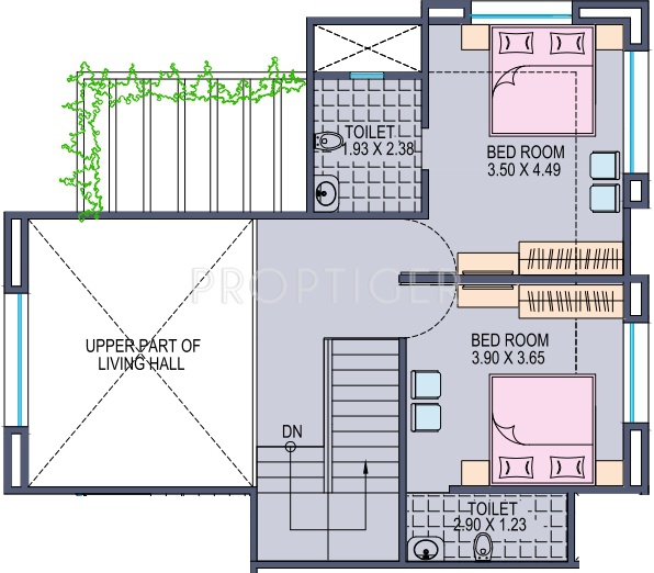 Angal Shakuntal (3BHK+3T (1,323 sq ft) 1323 sq ft)