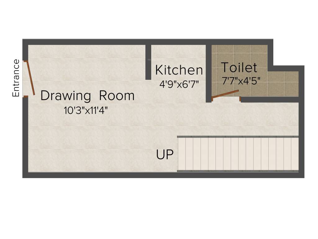 Raheja Trinity (1BHK+1T (525 sq ft) 525 sq ft)
