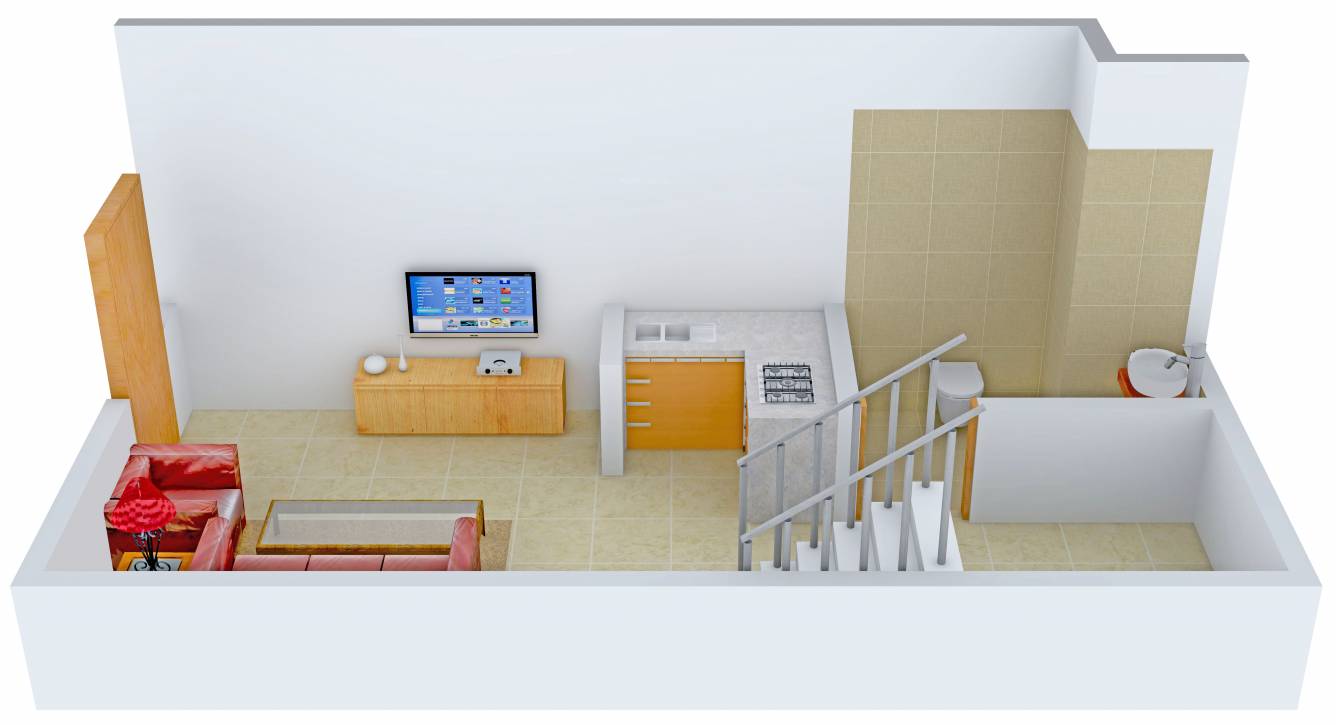 Raheja Trinity (1BHK+1T (525 sq ft) 525 sq ft)