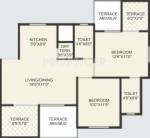 Jhamtani Ace Almighty (2BHK+2T (1,010 sq ft) 1010 sq ft)