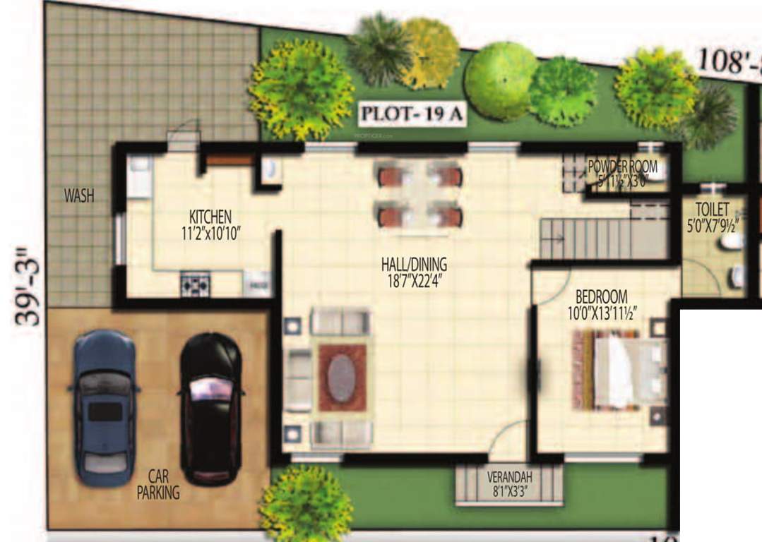Doshi Serene County (4BHK+4T (2,445 sq ft) 2445 sq ft)