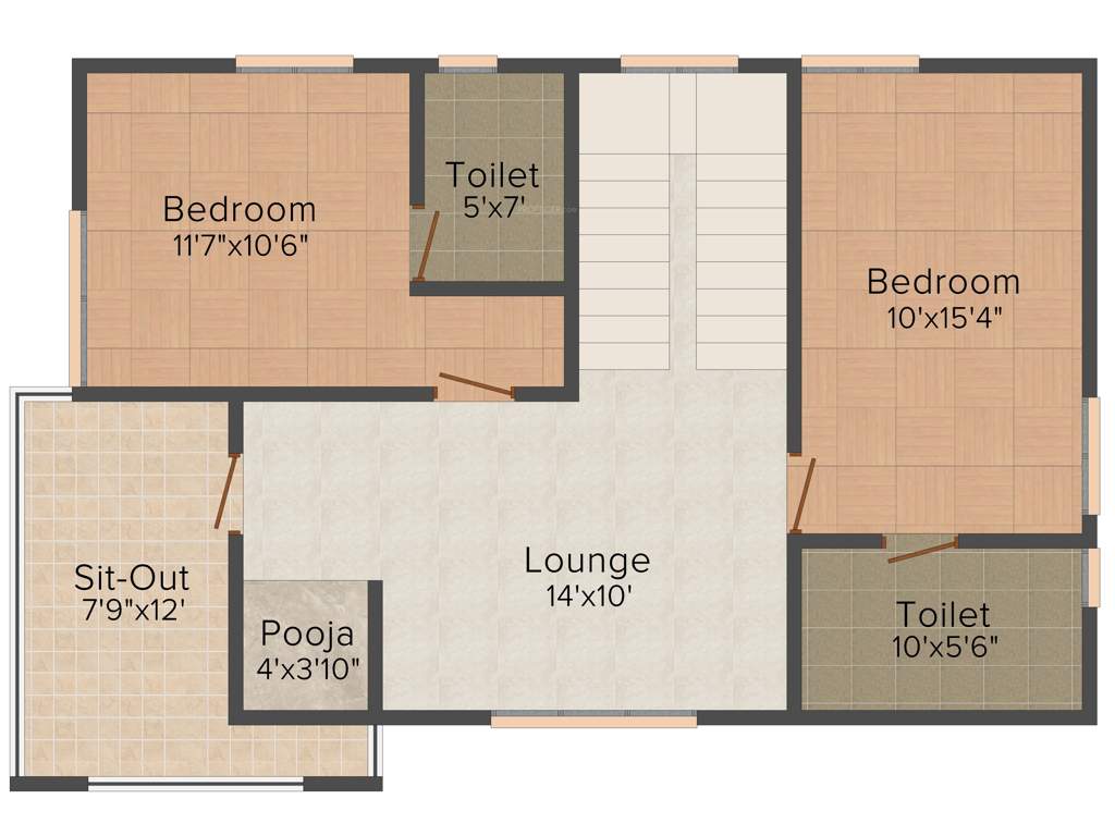 Namaha Rhythm (3BHK+3T (1,885 sq ft) 1885 sq ft)
