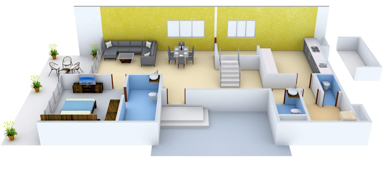 Vedic Golf Grove (4BHK+4T (3,266 sq ft)   Study Room 3266 sq ft)