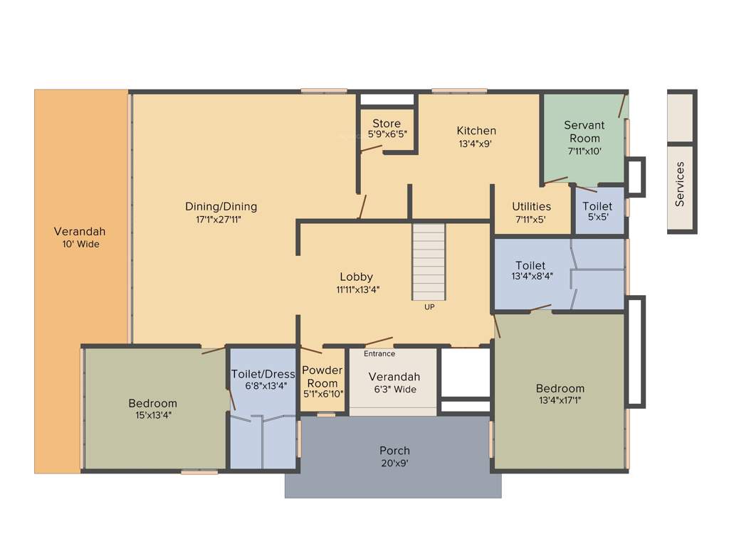 Vedic Golf Grove (5BHK+5T (5,162 sq ft)   Study Room 5162 sq ft)