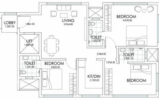 S Raheja Hari Bhavan (3BHK+2T (850 sq ft) 850 sq ft) S Raheja Hari Bhavan (3BHK+2T (850 sq ft) 850 sq ft)