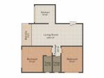 S Raheja Gurukripa (2BHK+2T (830 sq ft) 830 sq ft)