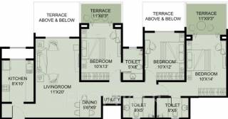 Kukreja Heritage (3BHK+3T (1,400 sq ft) 1400 sq ft)