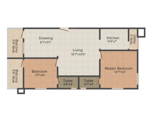 HSR Amruta Akash (2BHK+2T (1,140 sq ft) 1140 sq ft) HSR Amruta Akash (2BHK+2T (1,140 sq ft) 1140 sq ft)