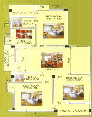 Regent Krishna Kunj (3BHK+2T (1,376 sq ft) 1376 sq ft) Regent Krishna Kunj (3BHK+2T (1,376 sq ft) 1376 sq ft)