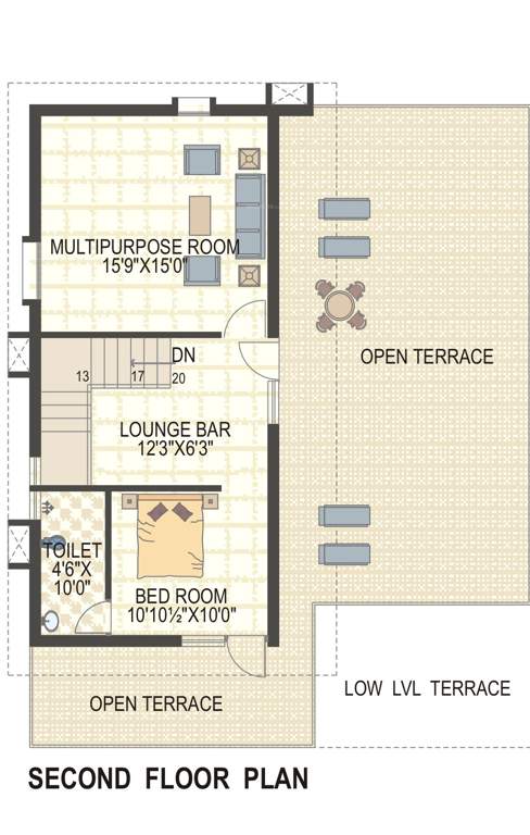  richmond villas Floor Plan Second Floor Plan