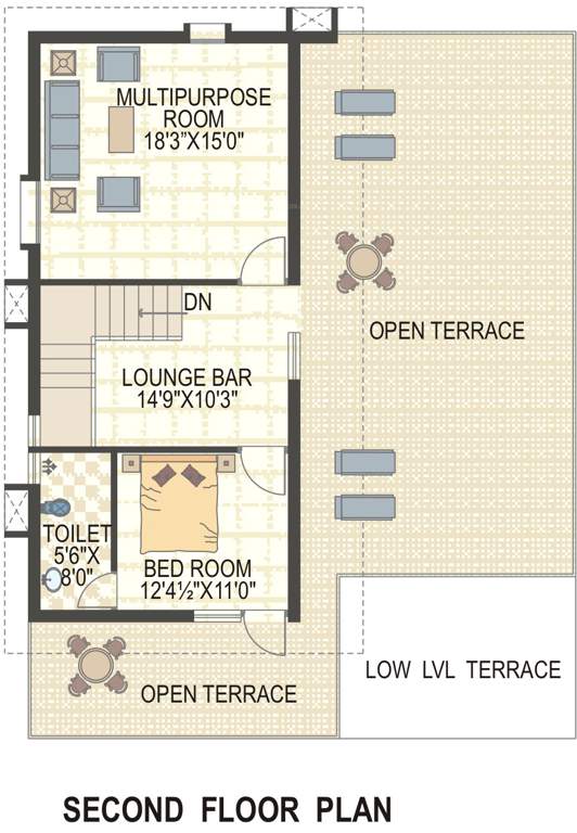  richmond villas Floor Plan Second Floor Plan