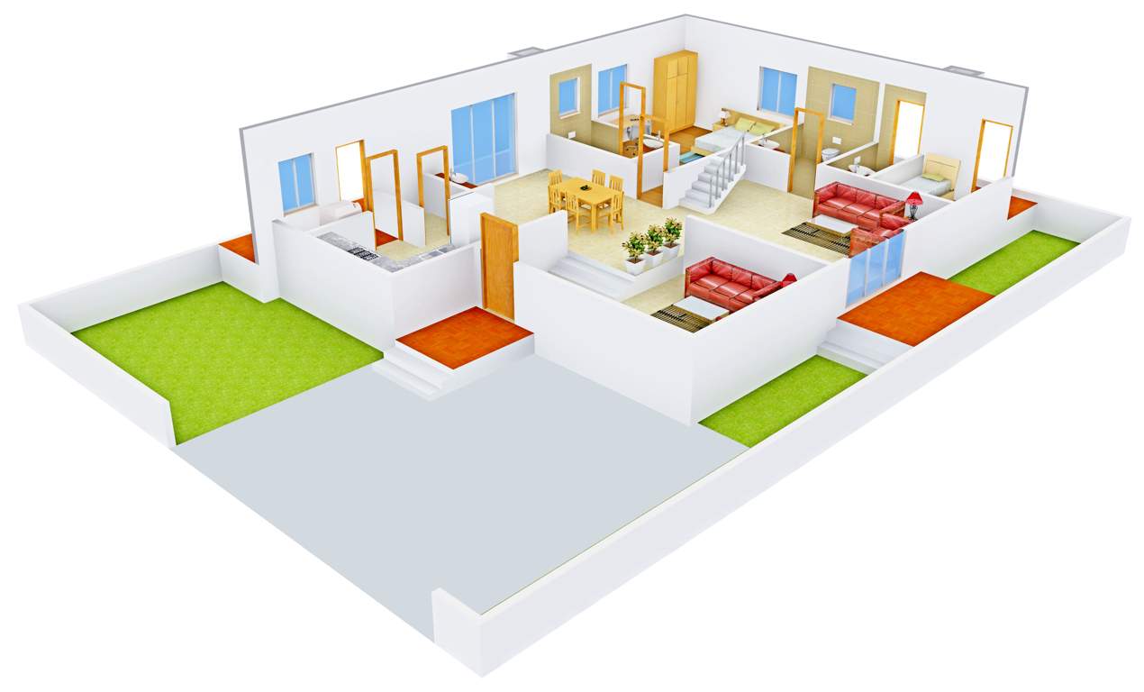 Aparna Constructions HillPark Gardenia 4BHK+5T (3,409 sq ft) + Servant Room