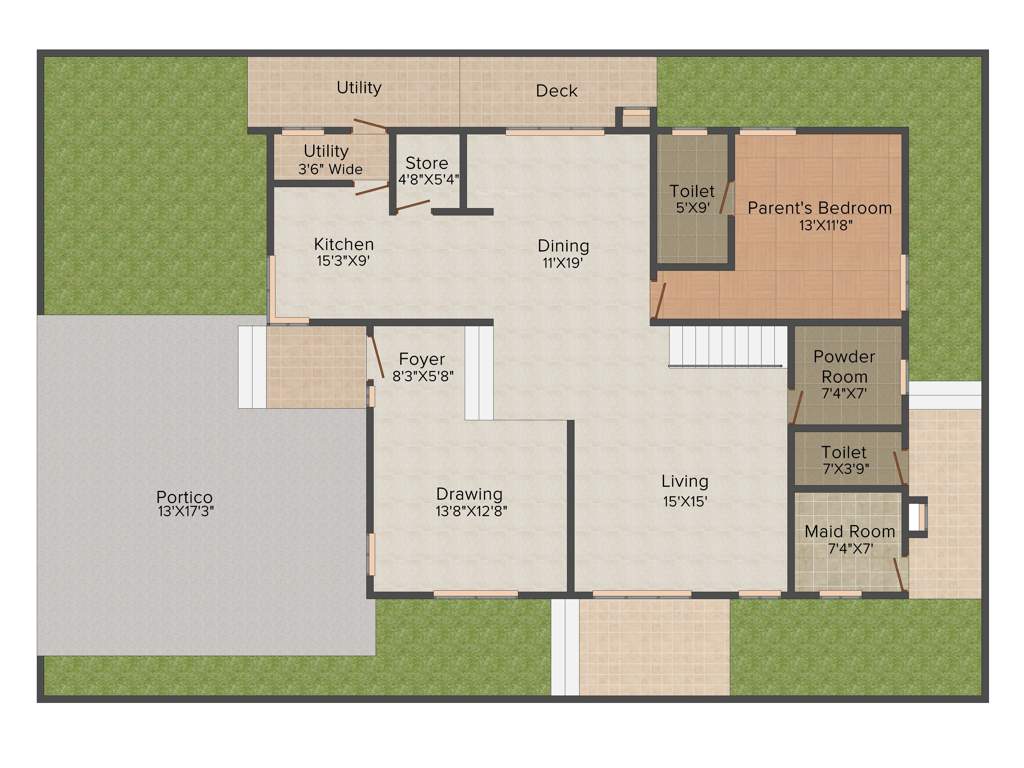 Aparna Constructions HillPark Gardenia 4BHK+5T (3,409 sq ft) + Servant Room