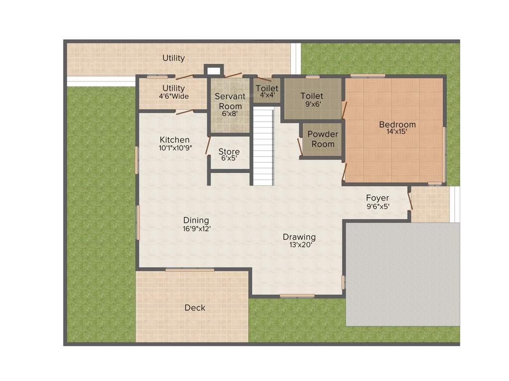 Aparna Constructions HillPark Gardenia 4BHK+5T (3,475 sq ft) + Servant Room