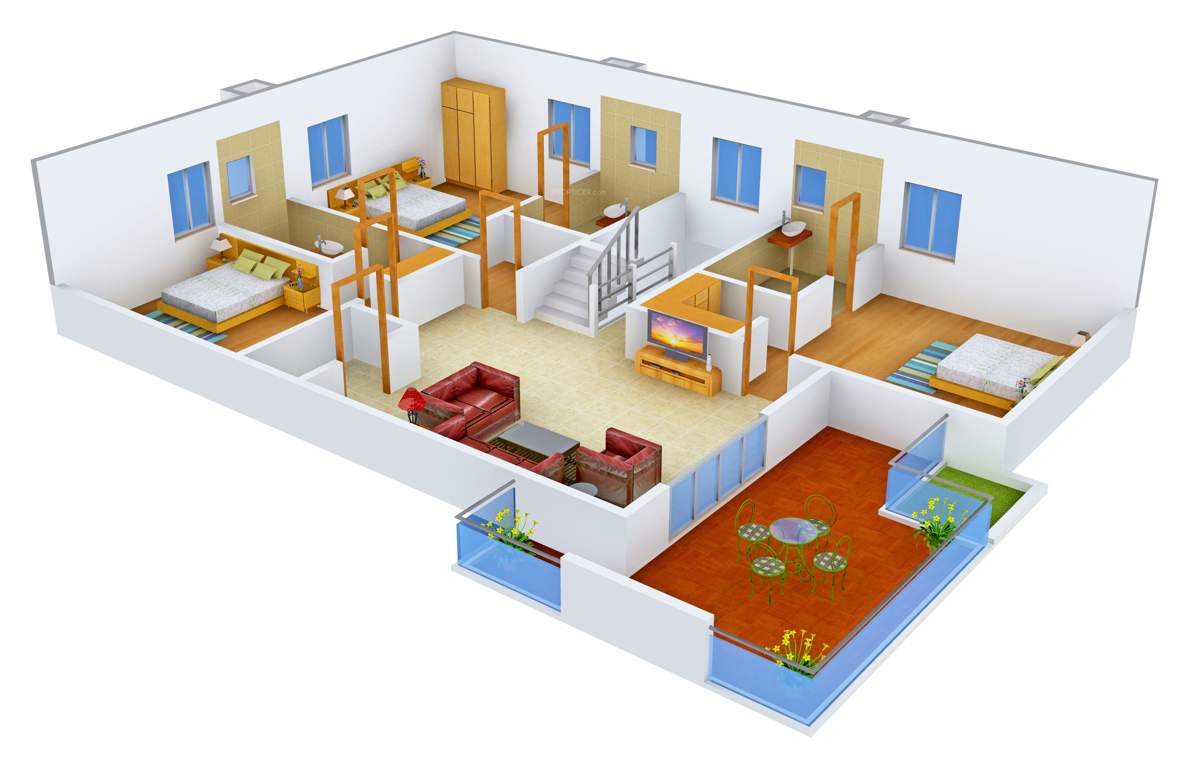 Aparna Constructions HillPark Gardenia 4BHK+5T (3,475 sq ft) + Servant Room