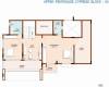  willows Floor Plan Upper Level Duplex Plan