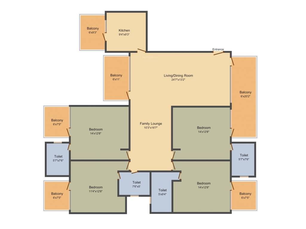 Puri VIP Floors (4BHK+4T (2,155 sq ft) 2155 sq ft) Puri VIP Floors (4BHK+4T (2,155 sq ft) 2155 sq ft)