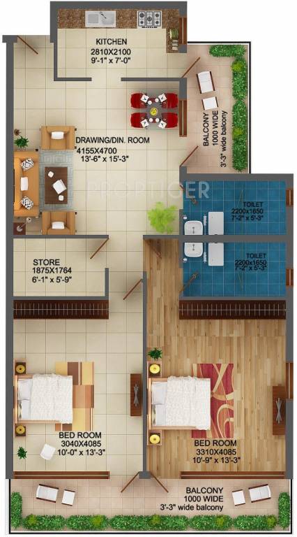 Adwik Flora Casa (2BHK+2T (1,140 sq ft) 1140 sq ft) Adwik Flora Casa (2BHK+2T (1,140 sq ft) 1140 sq ft)