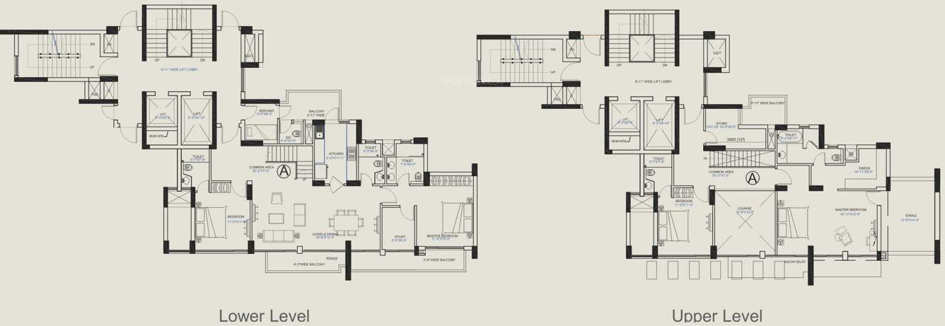 Central Park Central Park Belgravia Resort Residences 2 (4BHK+5T (3,750 sq ft)   Study Room 3750 sq ft)