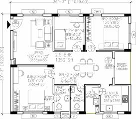 GK Pride (2BHK+2T (1,350 sq ft) Study Room 1350 sq ft) GK Pride (2BHK+2T (1,350 sq ft) Study Room 1350 sq ft)