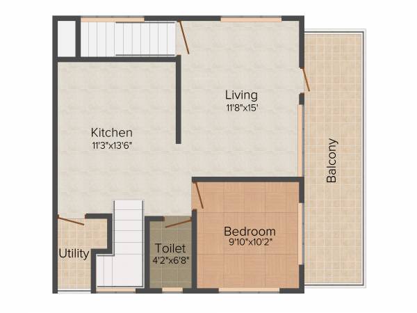 GVN Stepping Stone (3BHK+3T (1,350 sq ft) 1350 sq ft) GVN Stepping Stone (3BHK+3T (1,350 sq ft) 1350 sq ft)