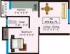 AP Amirthalaya (1BHK+1T (470 sq ft) 470 sq ft)