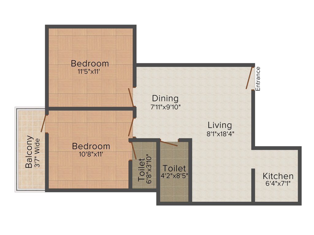 BK Keshab Dham (2BHK+2T (900 sq ft) 900 sq ft)