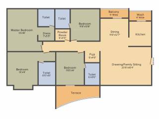 Orbit Sky Gardens (4BHK+4T (2,700 sq ft) 2700 sq ft) Orbit Sky Gardens (4BHK+4T (2,700 sq ft) 2700 sq ft)