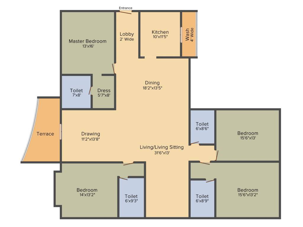 Orbit Sky Gardens (4BHK+4T (3,450 sq ft) 3450 sq ft) Orbit Sky Gardens (4BHK+4T (3,450 sq ft) 3450 sq ft)