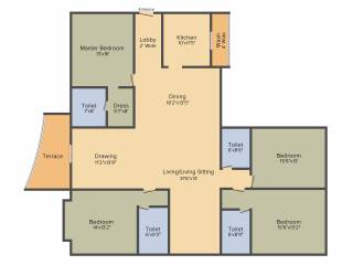 Orbit Sky Gardens (4BHK+4T (3,450 sq ft) 3450 sq ft) Orbit Sky Gardens (4BHK+4T (3,450 sq ft) 3450 sq ft)