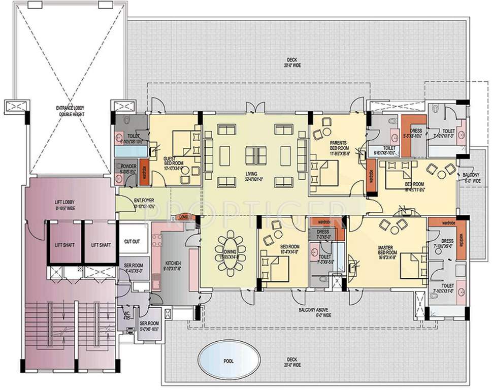 ABW La Lagune (5BHK+5T (5,250 sq ft) 5250 sq ft)