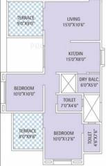 Karan Reelicon Vishwa (2BHK+2T (898 sq ft) 898 sq ft) Karan Reelicon Vishwa (2BHK+2T (898 sq ft) 898 sq ft)