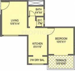 Mont Vert Sunshine Joy (1BHK+1T (650 sq ft) 650 sq ft) Mont Vert Sunshine Joy (1BHK+1T (650 sq ft) 650 sq ft)