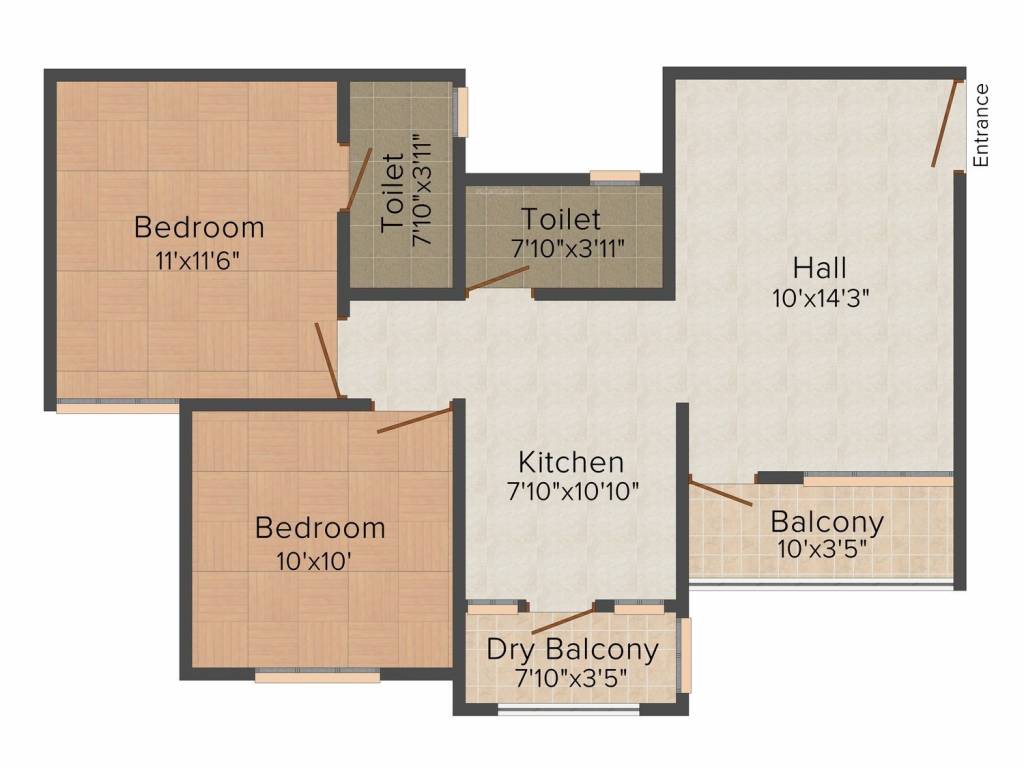 Dreams Ayana (2BHK+2T (784 sq ft) 784 sq ft) Dreams Ayana (2BHK+2T (784 sq ft) 784 sq ft)