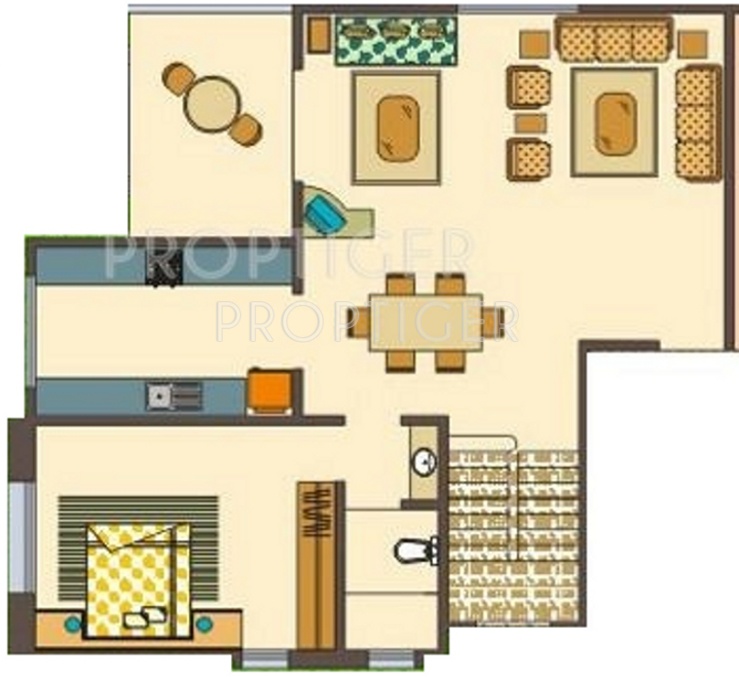 Phinix Multicon Avanindra Lower Ground Floor Plan (5BHK+5T)