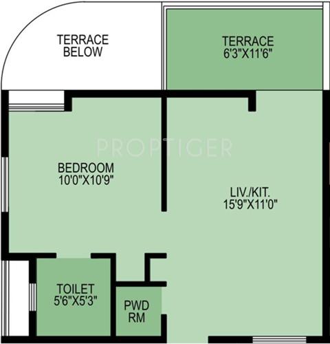 Lunawat Aviesha (1BHK+1T (562 sq ft) 562 sq ft)