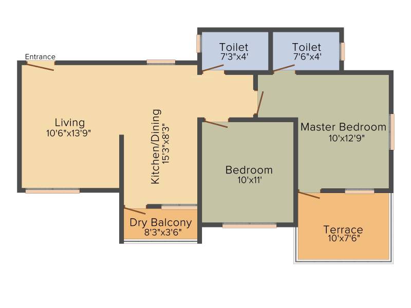 Sanjeevani Devraai (2BHK+2T (1,172 sq ft) 1172 sq ft)