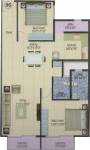 Dreamciti Vainavi Nest (2BHK+2T (1,280 sq ft) 1280 sq ft)