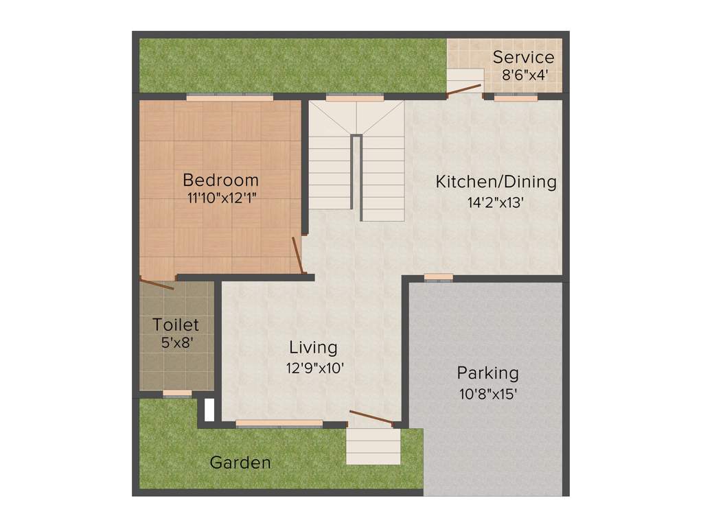 Golden Boulevard Villa (3BHK+3T (1,625 sq ft) 1625 sq ft)