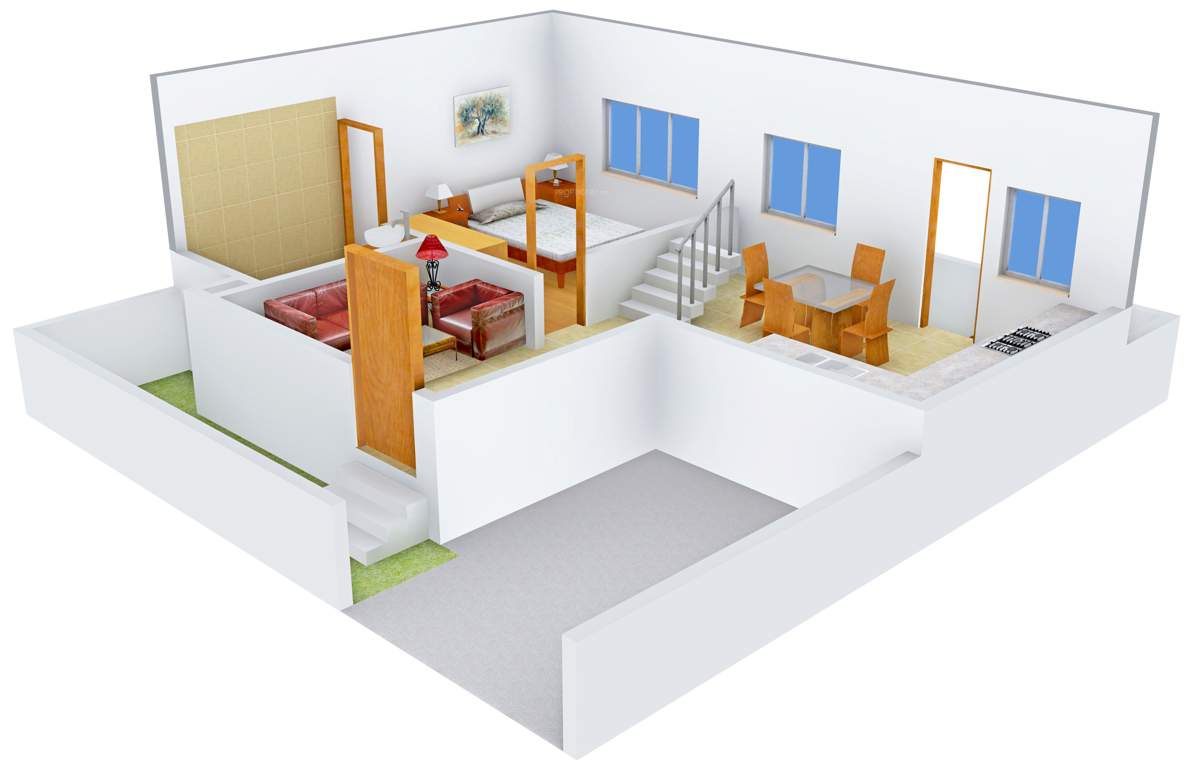 Golden Boulevard Villa (3BHK+3T (1,625 sq ft) 1625 sq ft)