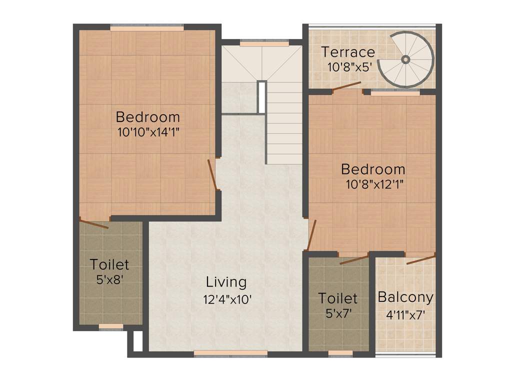 Golden Boulevard Villa (3BHK+3T (1,625 sq ft) 1625 sq ft)