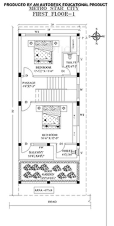 Gee Metro City (3BHK+3T (1,669 sq ft) 1669 sq ft)