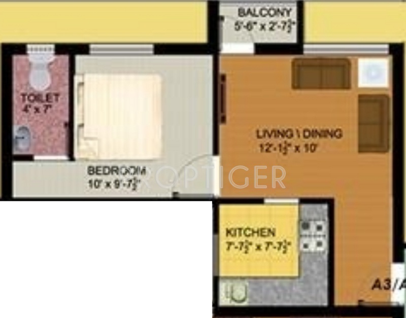 MACC Soorya (1BHK+1T (526 sq ft) 526 sq ft) MACC Soorya (1BHK+1T (526 sq ft) 526 sq ft)