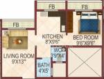 Guru Lotus (1BHK+1T (630 sq ft) 630 sq ft) Guru Lotus (1BHK+1T (630 sq ft) 630 sq ft)