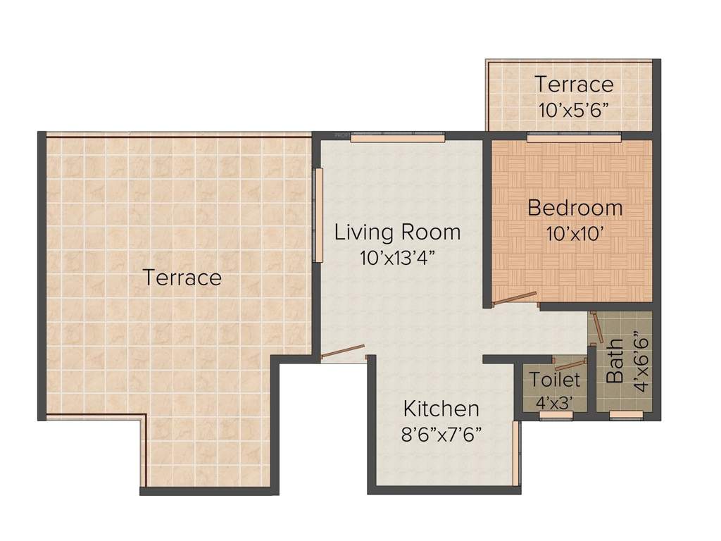 Blue Skky Melon (1BHK+1T (530 sq ft) 530 sq ft)